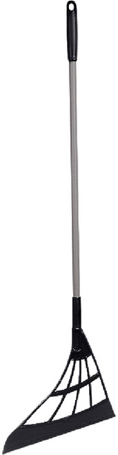 쓰리잘비 기본형 다용도 실리콘 빗자루, 1개, 블랙