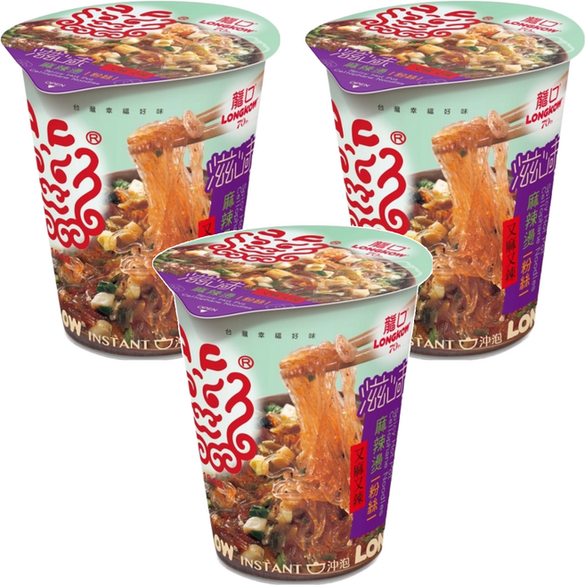 龍口 滋味麻辣燙粉絲 47g, 3入