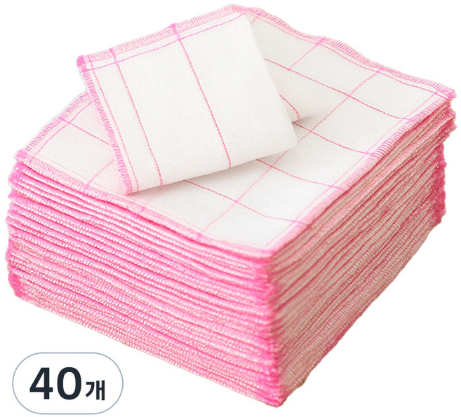 미르홈퍼니 5중 뱀부 소재 주방 행주, 40개