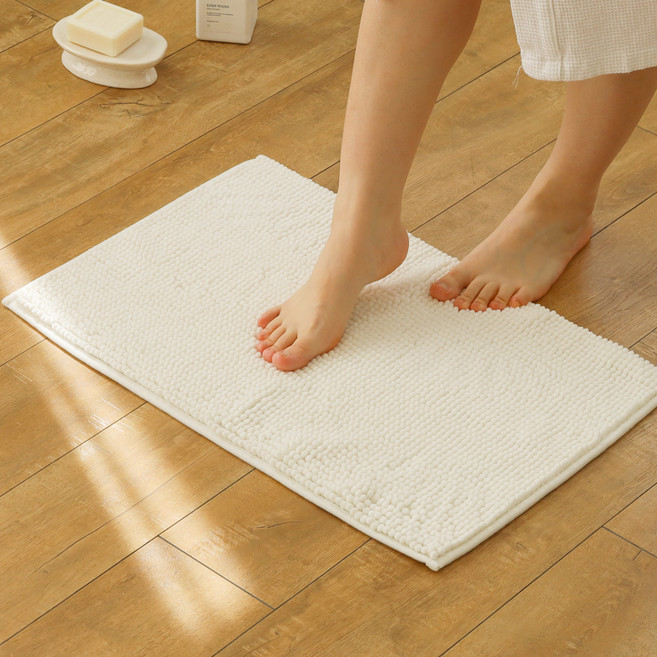 모던데일 뽀송 욕실 발매트 2P, 크림화이트