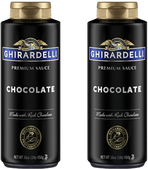 기라델리 초코렛맛 프리미엄 소스, 454g, 2개