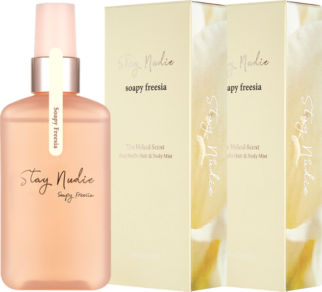 바디홀릭 스테이누디 헤어 앤 바디미스트 소피 프리지아, 100ml, 2개