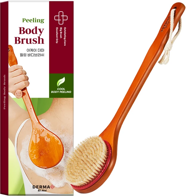 아케이 더마 등드름 필링 바디브러쉬, 혼합색상, 1개입, 1개 - 쿠팡