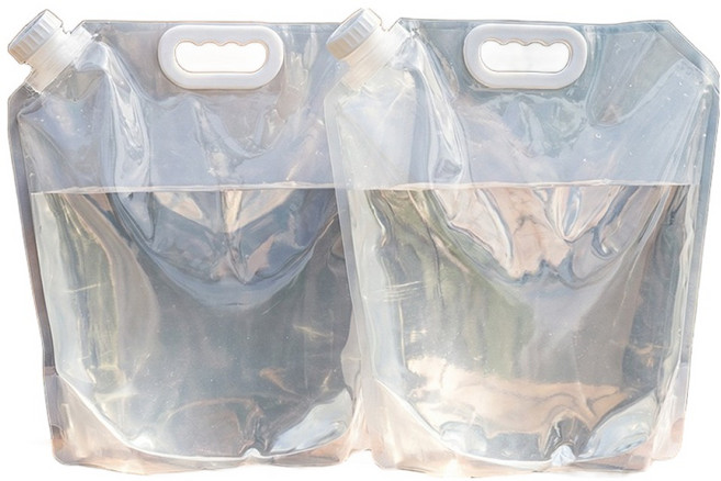 디펜즈만 캠핑용 물주머니 15L, 투명, 2개