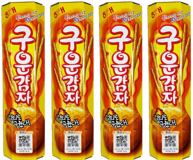 해태제과 구운감자, 27g, 4개