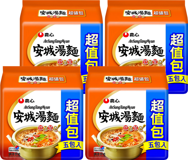 NONGSHIM 農心 安城湯麵 125g, 20包