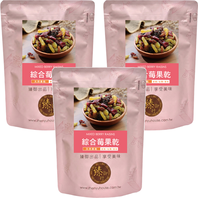 臻御行 綜合莓果乾, 3個, 300g