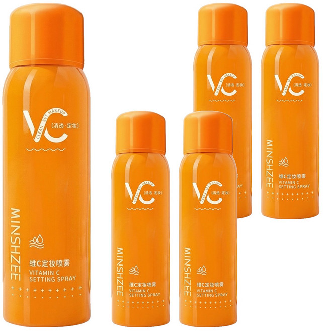 小麥購物 維他命C定妝噴霧 S332, 100ml, 5瓶