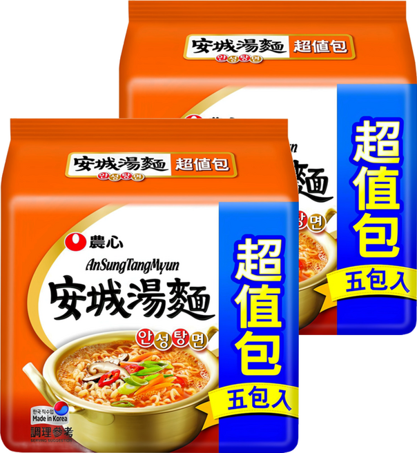 NONGSHIM 農心 安城湯麵 125g, 10包