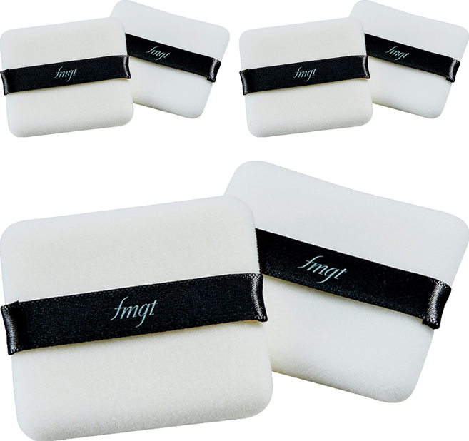 더페이스샵 더페이스샵 데일리 뷰티툴즈 뽀송 후로킹 퍼프 사각, 혼합색상, 6개