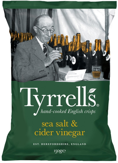 Tyrrells 泰勒思 洋芋片 海鹽蘋果醋口味, 150g, 1包