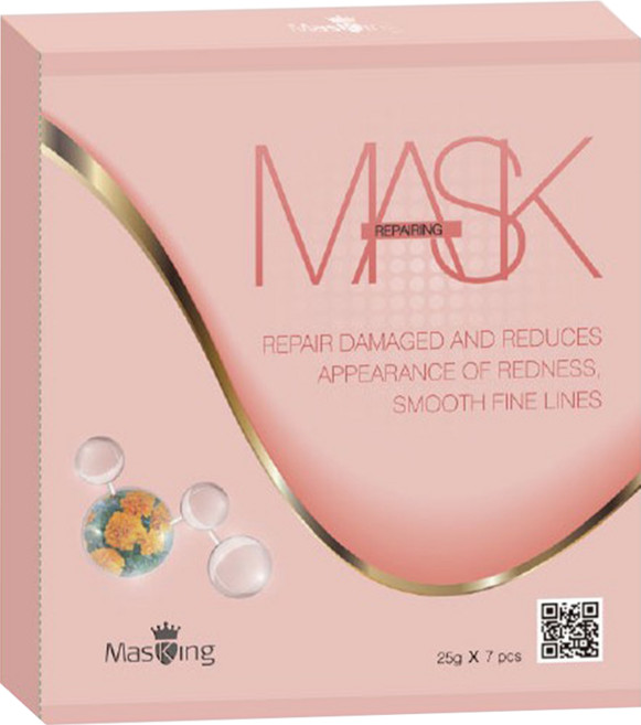 MasKing 膜靚 強韌修護面膜 25g, 7片, 1盒