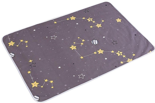 可機洗防水透氣保潔墊 雙面可用, 星空之旅
