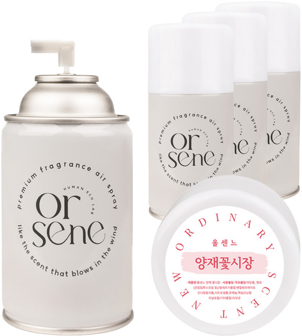 올센느 양재꽃 시장 방향제 리필, 250ml, 4개, 양재 꽃시장