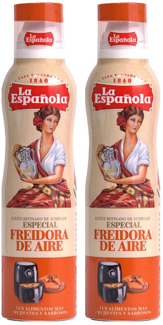 에스파놀라 스프레이 에어프라이어용 오일, 200ml, 2개