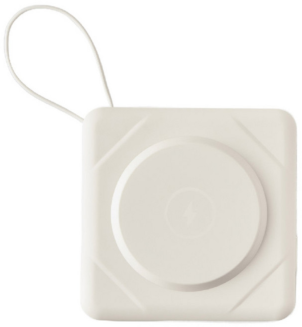 miWORKS 米沃 七合一無線充電快充行動電源 10000mAh, 冰河白