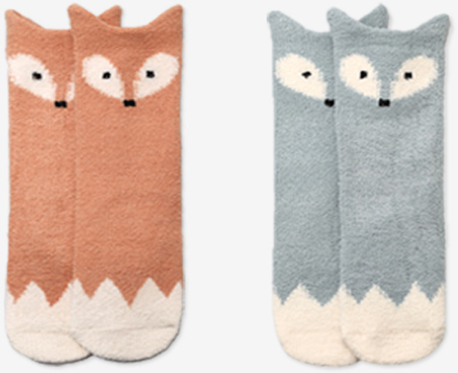 하이베이비키즈 하이베이비클럽 아기 수면 동물 니삭스 2종 세트