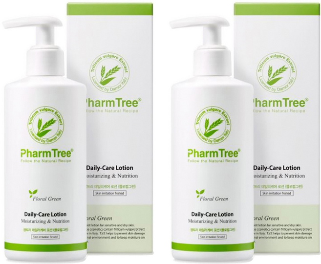 팜트리 데일리케어 로션 플로럴그린, 300ml, 2개
