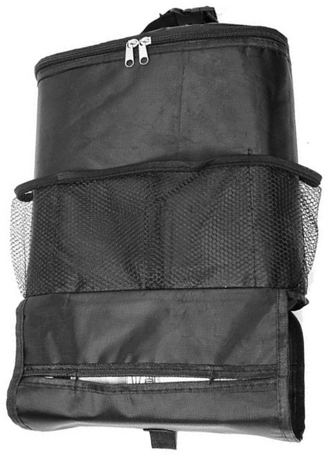 優思居 保冰保溫車用椅背置物袋, 1個, 黑色