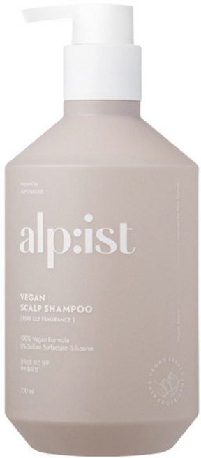 알피스트 비건 스칼프 샴푸 퓨어 릴리 향, 730ml, 1개