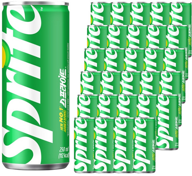 스프라이트 사이다, 250ml, 30개