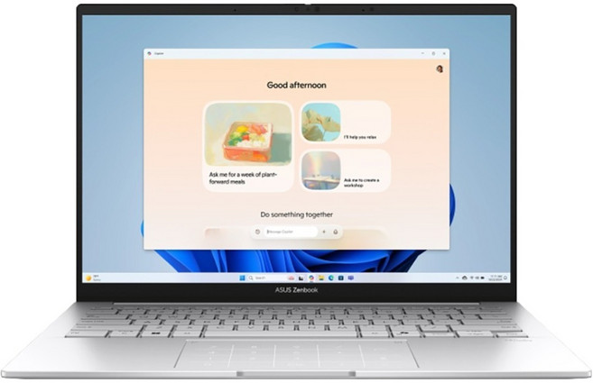 ASUS 華碩 Zenbook 14 OLED 輕薄筆電 14吋 Core Ultra 5 225H/WUXGA 原廠保固, 白霧銀, UX3405CA-0043S225H, 1TB SSD, 16GB, WIN11 Home