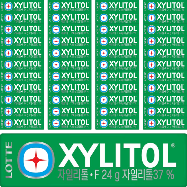 롯데자일리톨 에프, 24g, 45개