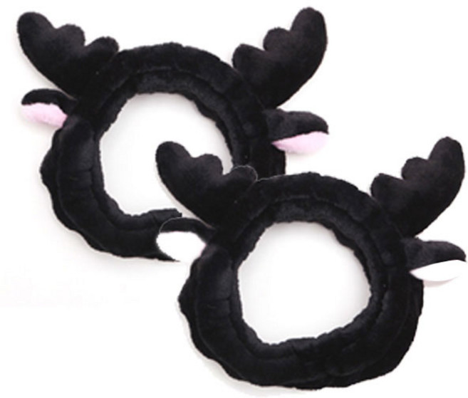 더자카 밤비 헤어밴드, 블랙, 1개