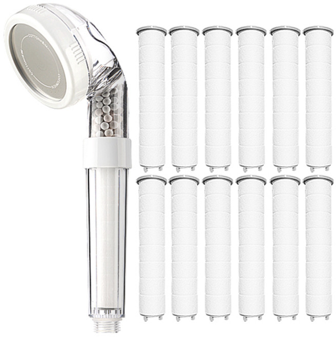 레베랑스 마이크로필터 샤워기 + 필터12p, 1개, 혼합색상