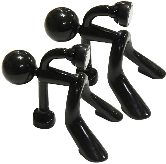 리버그린 자석 파워 열쇠걸이, 블랙, 2개