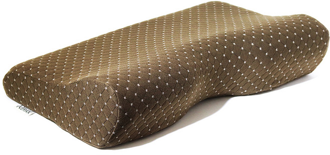 RERAX 메모리폼 베개 하드형, 카키, 1개