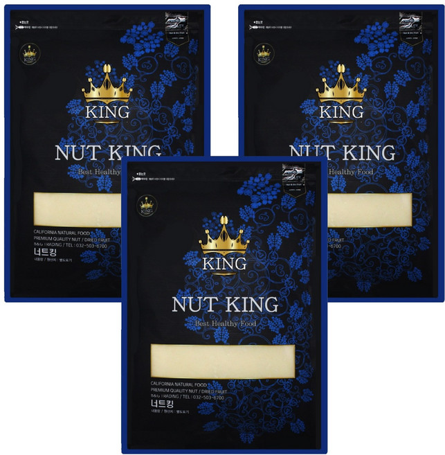 너트킹 아몬드 분말 95%, 1kg, 3개