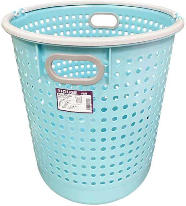 HOUSE 好室喵 圓型洗衣籃 BK00001, 顏色隨機