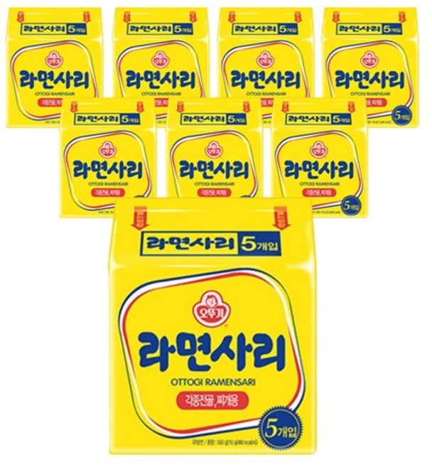 오뚜기 라면사리 멀티팩 110g, 40개
