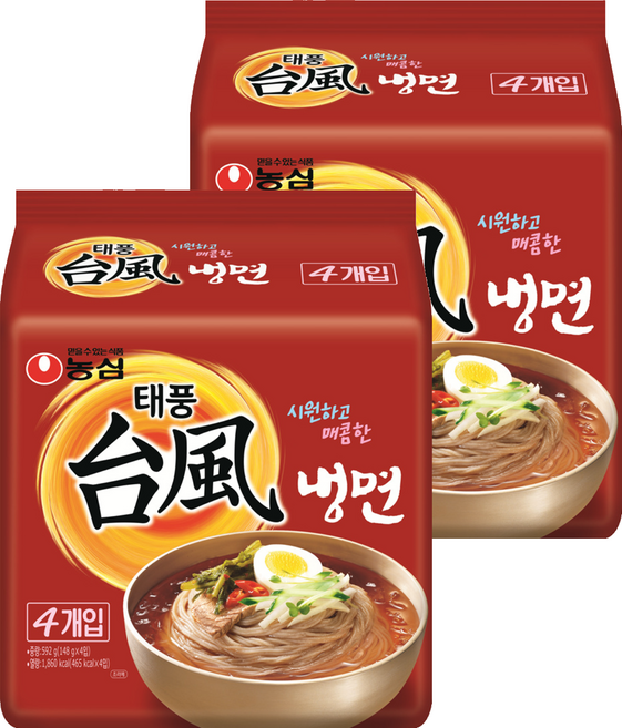 농심 태풍 냉면, 8개