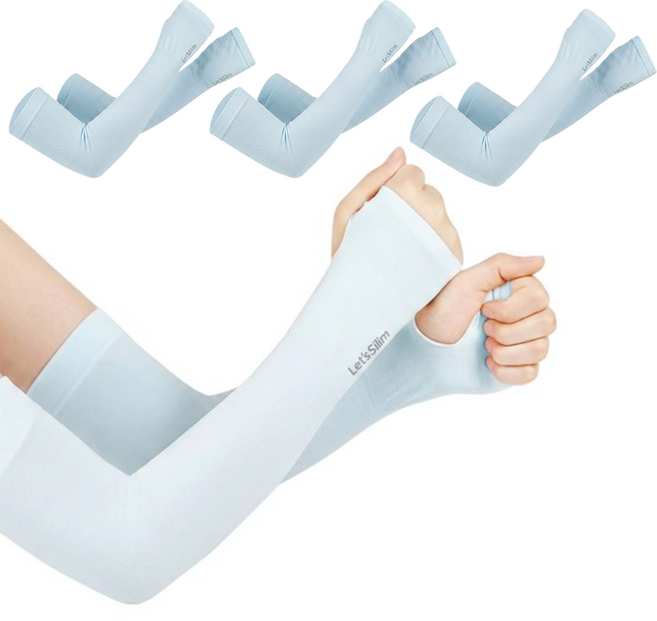 와이홉 아이스 쿨링 팔토시 양손 세트, 블루, 3세트