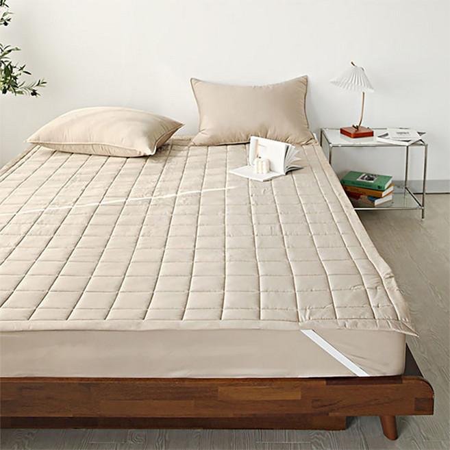 아망떼 드림웰 알러지케어 침대패드, 모카베이지