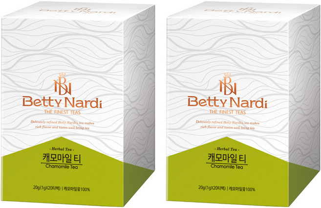 베티나르디 캐모마일 티, 1g, 20개입, 2개