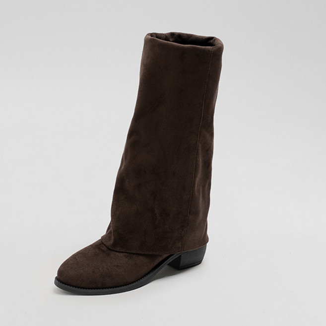 착한구두 자크 슬라우치 폴딩 워머 롱부츠 BLSDT4h8125