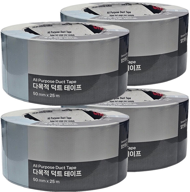 쓰리엠 다목적 덕트 테이프 은색, 4개