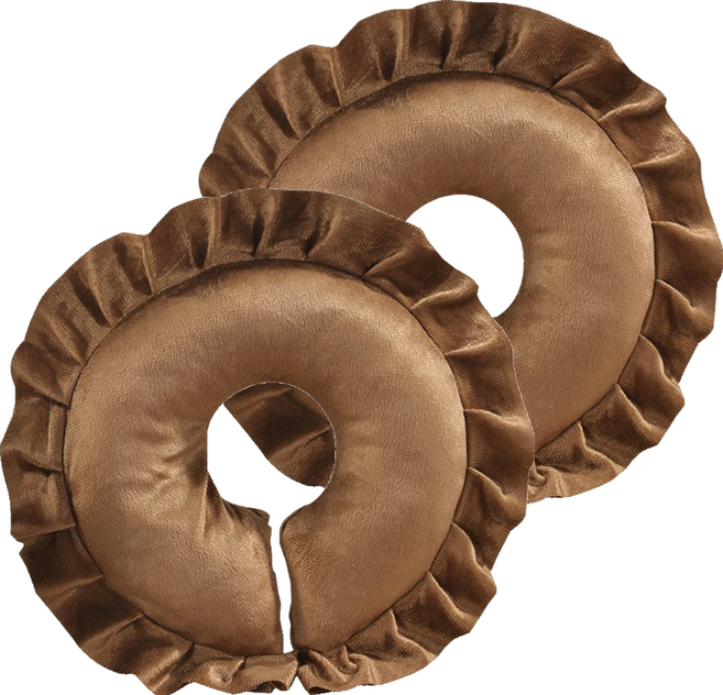 러빙랩 안면 베개쿠션, 다크브라운, 2개