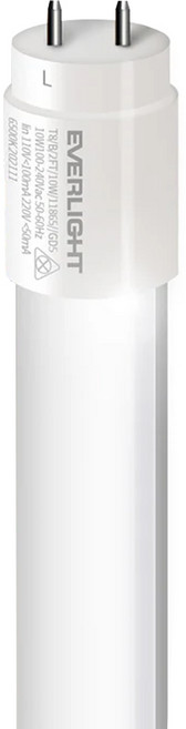 EVERLIGHT 億光 T8LED 燈管 10W 2呎, 自然光, 1個