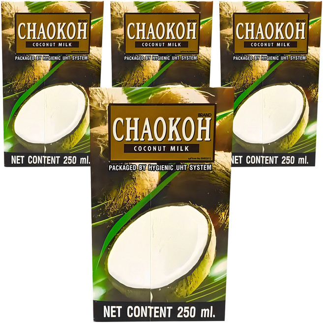 椰奶, 250ml, 4個