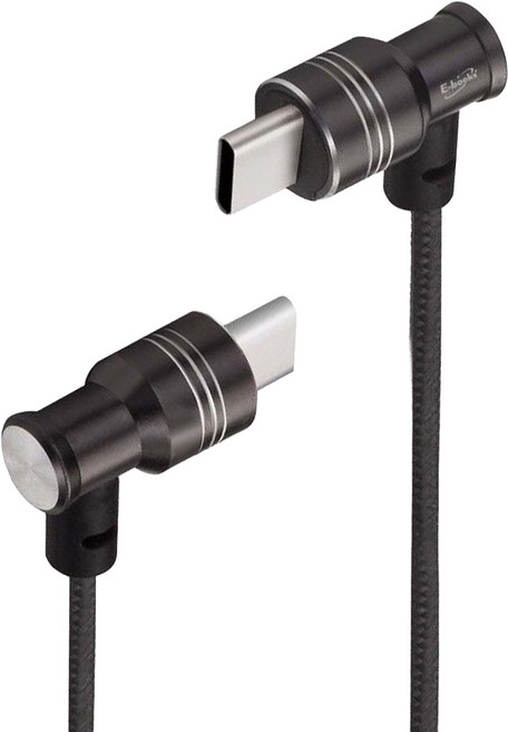 E-books Type-C to C超高速100W PD充電傳輸線 XA14 E-IPD218, 120cm, 1條, 黑色
