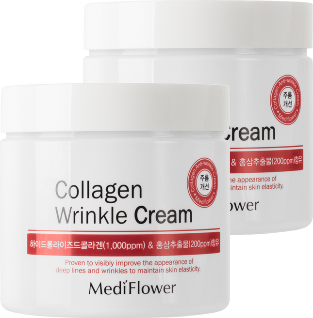 메디플라워 콜라겐 링클 크림, 250g, 2개