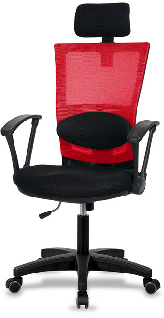 체어클럽 iChair480 바른자세 메쉬의자, 레드