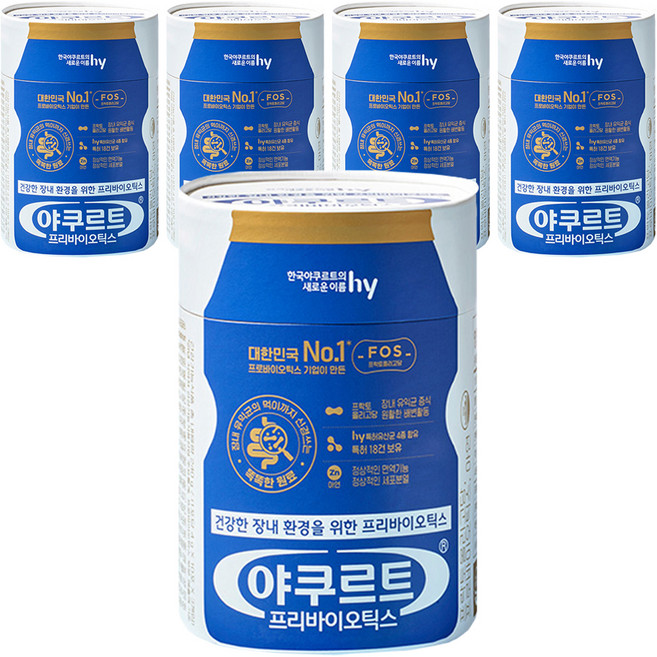 Yakult 養樂多 養樂多益生菌粉隨身包, 120g, 5罐