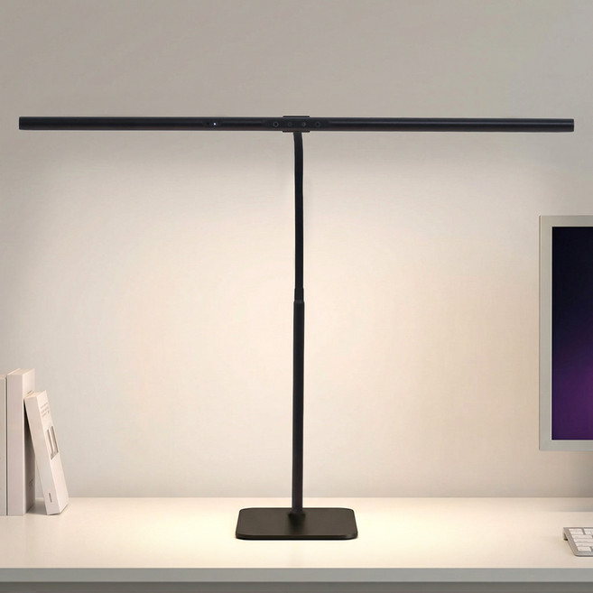 플랜룩스 모티프로 LED 와이드 베이스타입 스탠드, 블랙