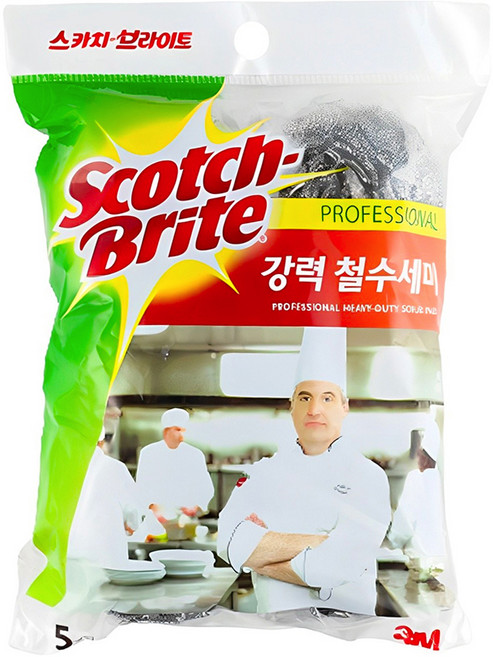 스카치브라이트 강력 철수세미, 5개입, 1개