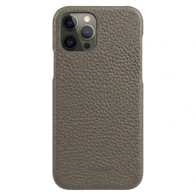 melkco 手機 真皮頭層牛皮 保護殼 iPhone 13 Mini CPB10 大象灰